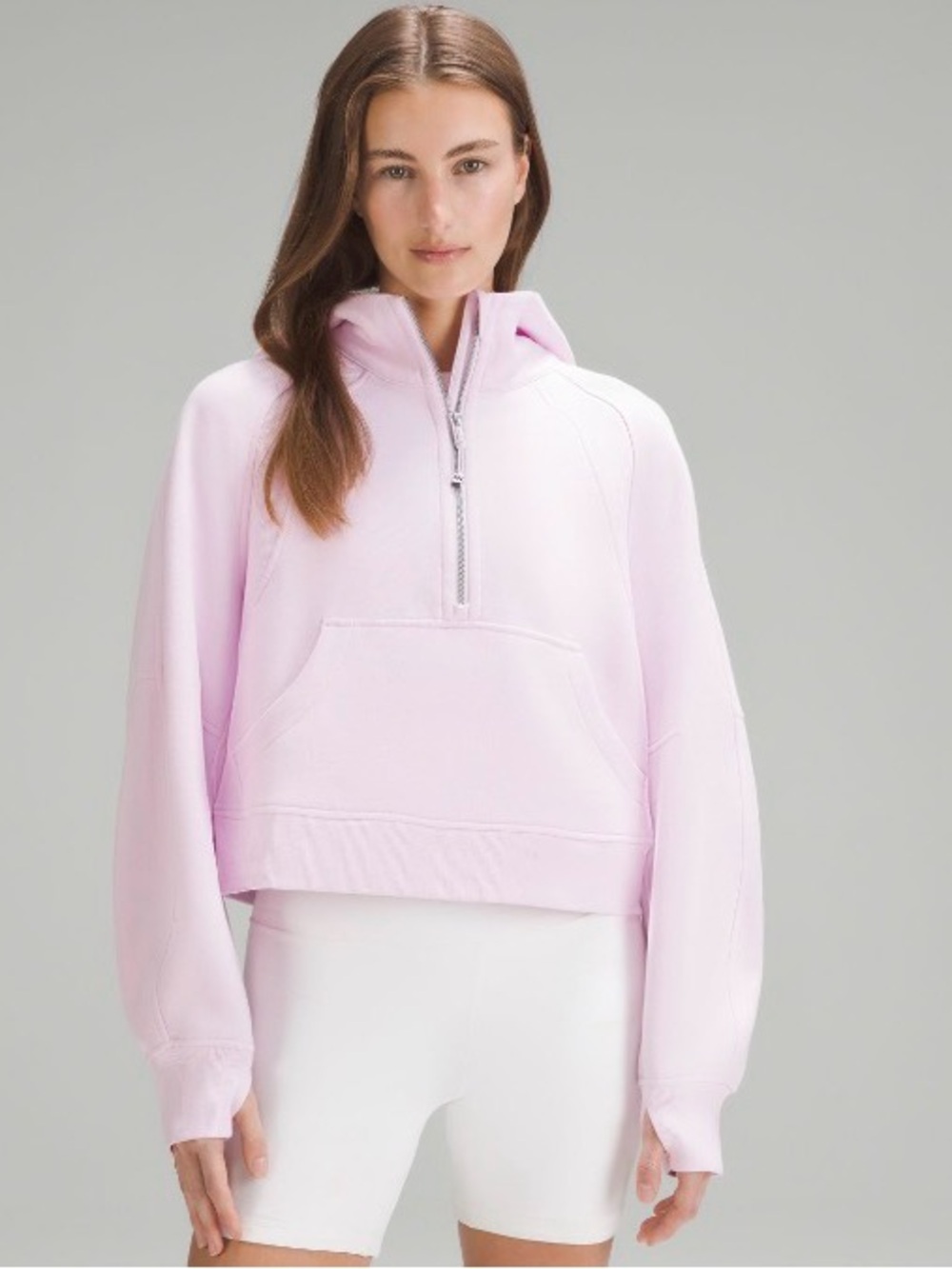 Lululemon Half-Zip Scuba - Pink / Lavender